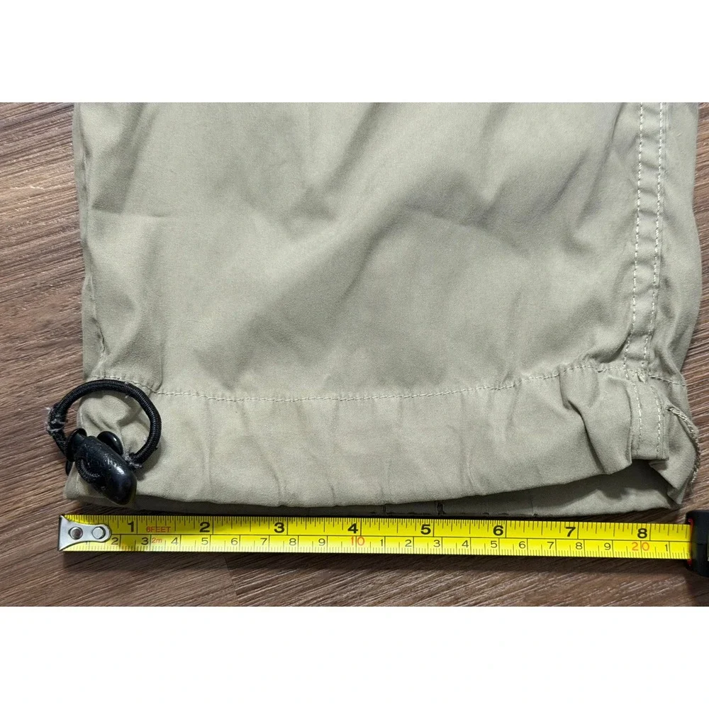VTG Levis SilverTab Mens Data Khaki Cargo Pants Tan Techwear Bungee Sz M x 34
